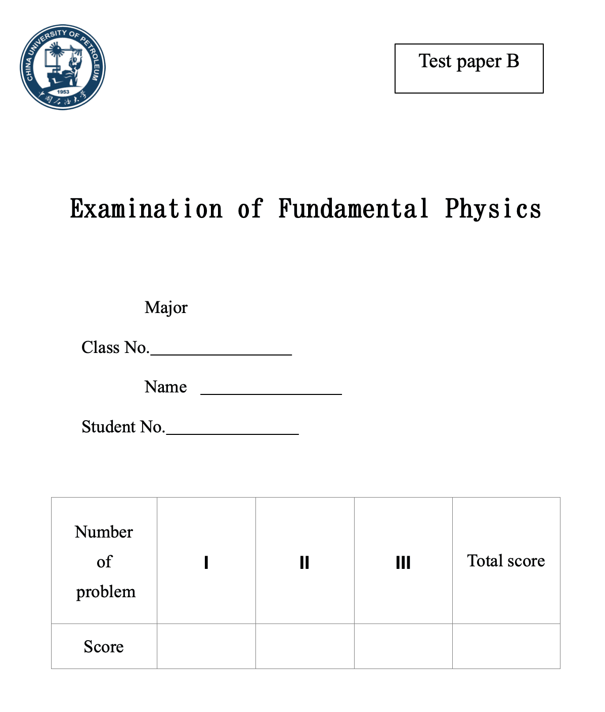 CSCA physics mock pack cover image